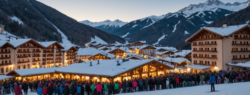 Après-ski atmosphere at Abetone ski resort in 2026