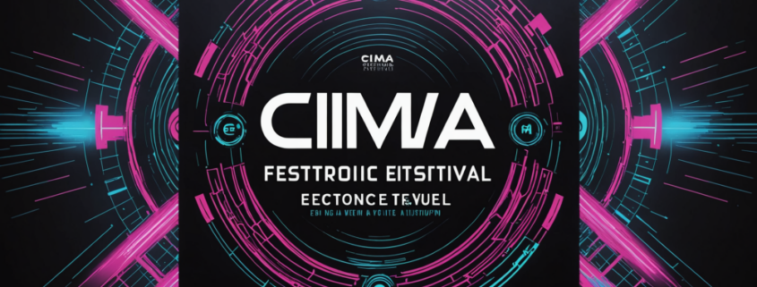 Cima Festival electronic music event poster