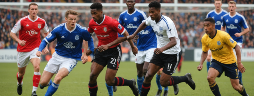 A celebration of sports heritage with a focus on community and football, highlighting the significance of local sports l