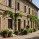 a historic villa in Italian countryside, preservation efforts